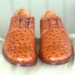 Authentic ostrich dress shoes